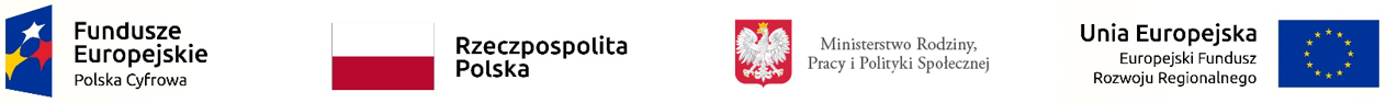ciąg logotypów - Polska Cyfrowa